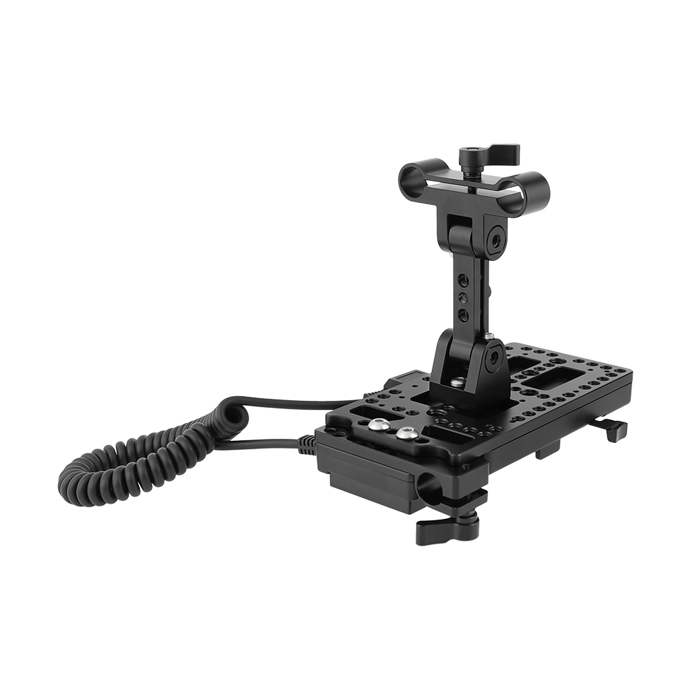 CAMVATE V Lock Power Supply Splitter Mount With Adjustable Support Holder & Power Convert Outlet