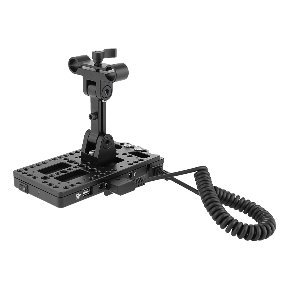 CAMVATE V Lock Power Supply Splitter Mount With Adjustable Support Holder & Power Convert Outlet