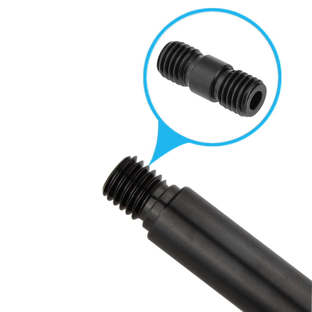CAMVATE M12 Thread Rod Extension Connector (Black) for 15mm Rail Support System (pack of 2)