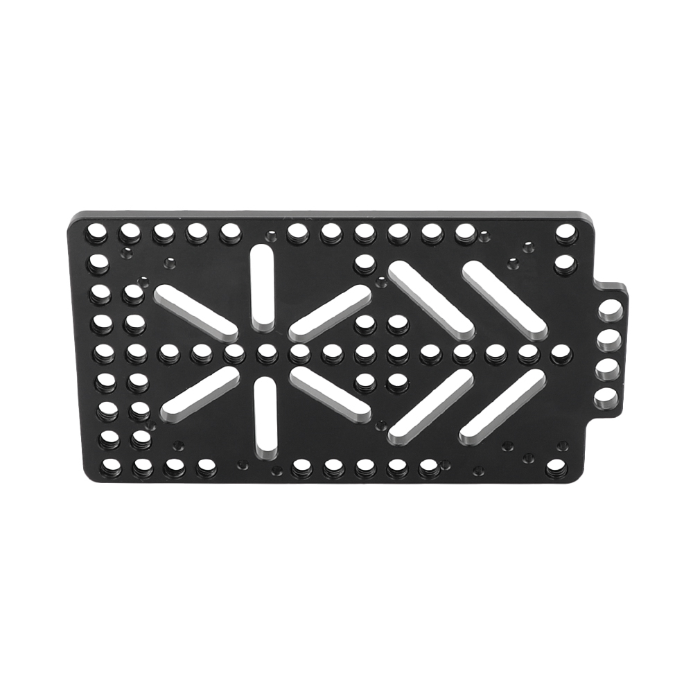 CAMVATE Aluminum Cheese Plate Battery Backboard For V Lock Power Supply Plate Power Distributor Adapter