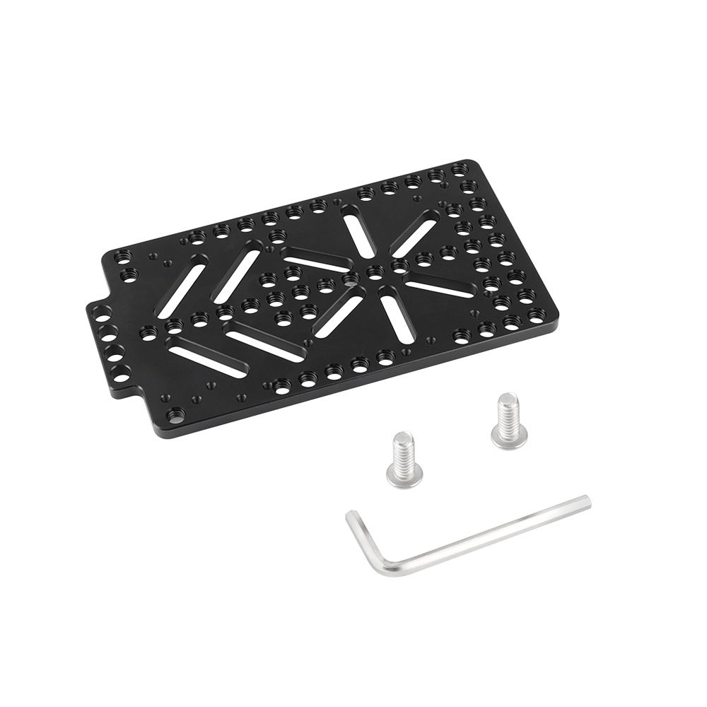 CAMVATE Aluminum Cheese Plate Battery Backboard For V Lock Power Supply Plate Power Distributor Adapter