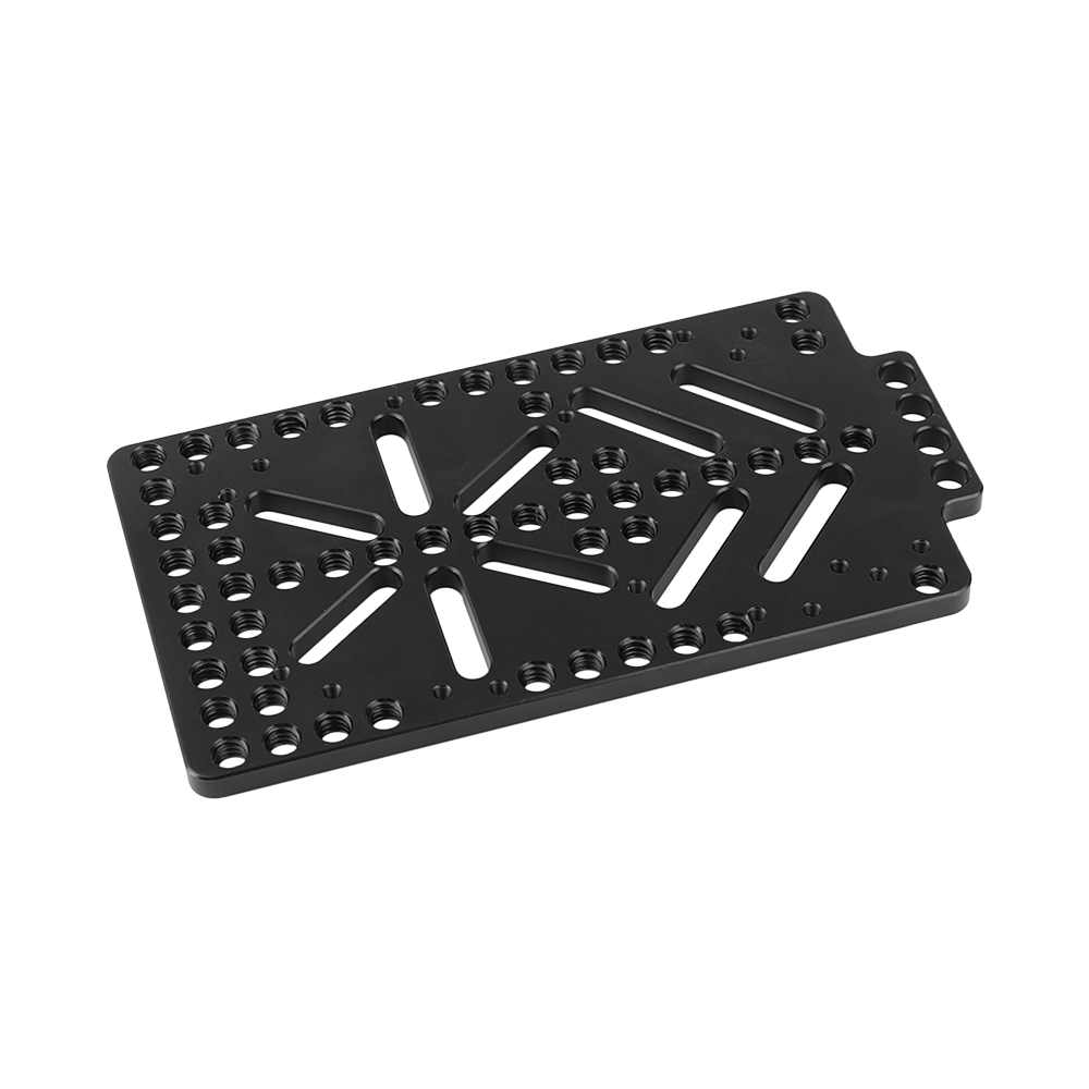CAMVATE Aluminum Cheese Plate Battery Backboard For V Lock Power Supply Plate Power Distributor Adapter