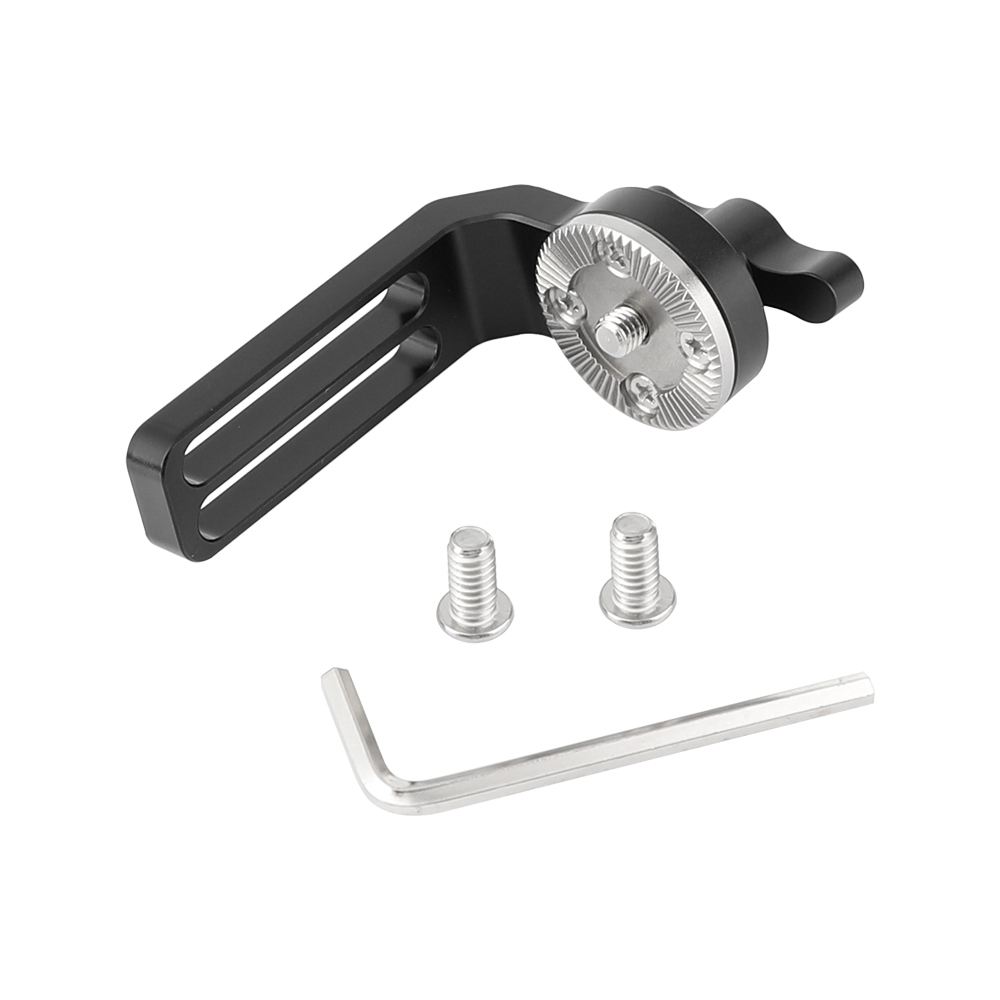 CAMVATE Standard ARRI Rosette Extension Part With M6 Lock Knob & Double 1/4" Mounting Groove
