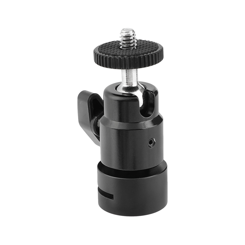 CAMVATE Versatile Ball Head Support Holder With 1/4" Male Thread Mount & Standard 15mm Rod Port