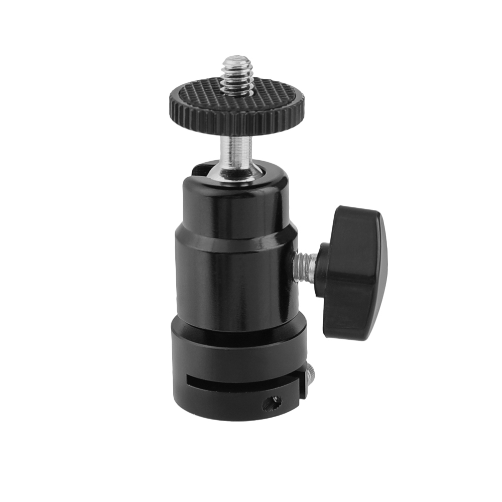 CAMVATE Versatile Ball Head Support Holder With 1/4" Male Thread Mount & Standard 15mm Rod Port