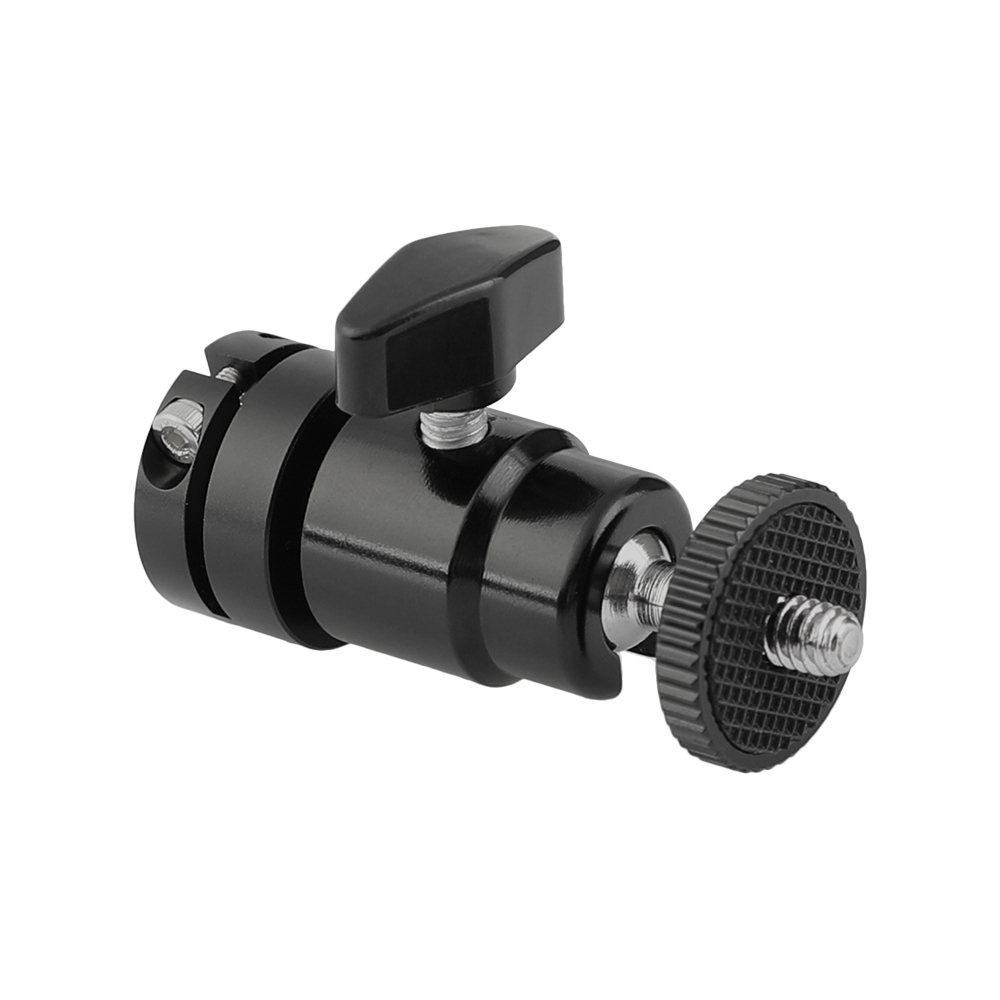 CAMVATE Versatile Ball Head Support Holder With 1/4" Male Thread Mount & Standard 15mm Rod Port