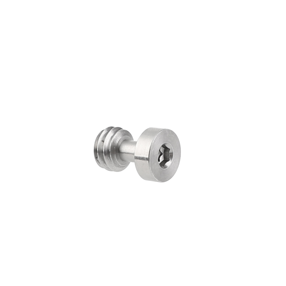 CAMVATE 3/8" Male Thread Screw Adapter With Hexagon Socket Head For Grooved Baseplate (5 Pieces)