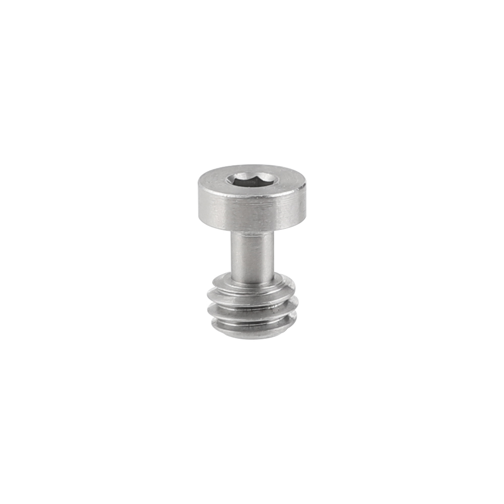 CAMVATE 3/8" Male Thread Screw Adapter With Hexagon Socket Head For Grooved Baseplate (5 Pieces)