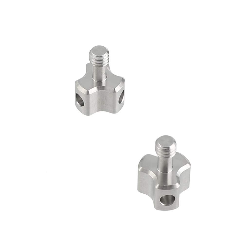 CAMVATE 1/4"-20 Thumbscrew Replacement Lock Knob For DSLR Camera Cage Handgrip & Accessory (2 Pieces)