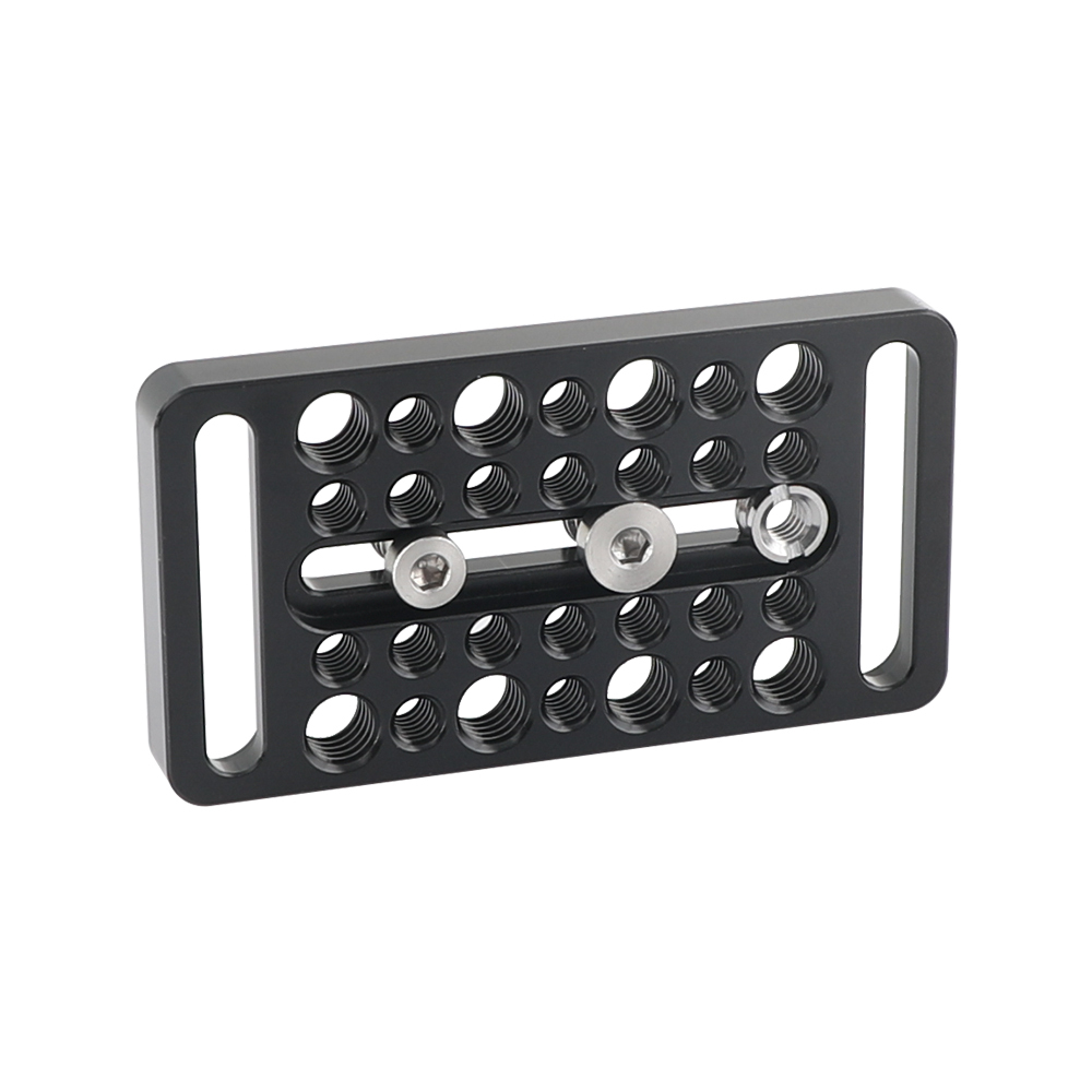 CAMVATE Multipurpose Cheese Plate Extension Accessory With Central 1/4" & 3/8" Thread Screw & Numerous Mounting Points