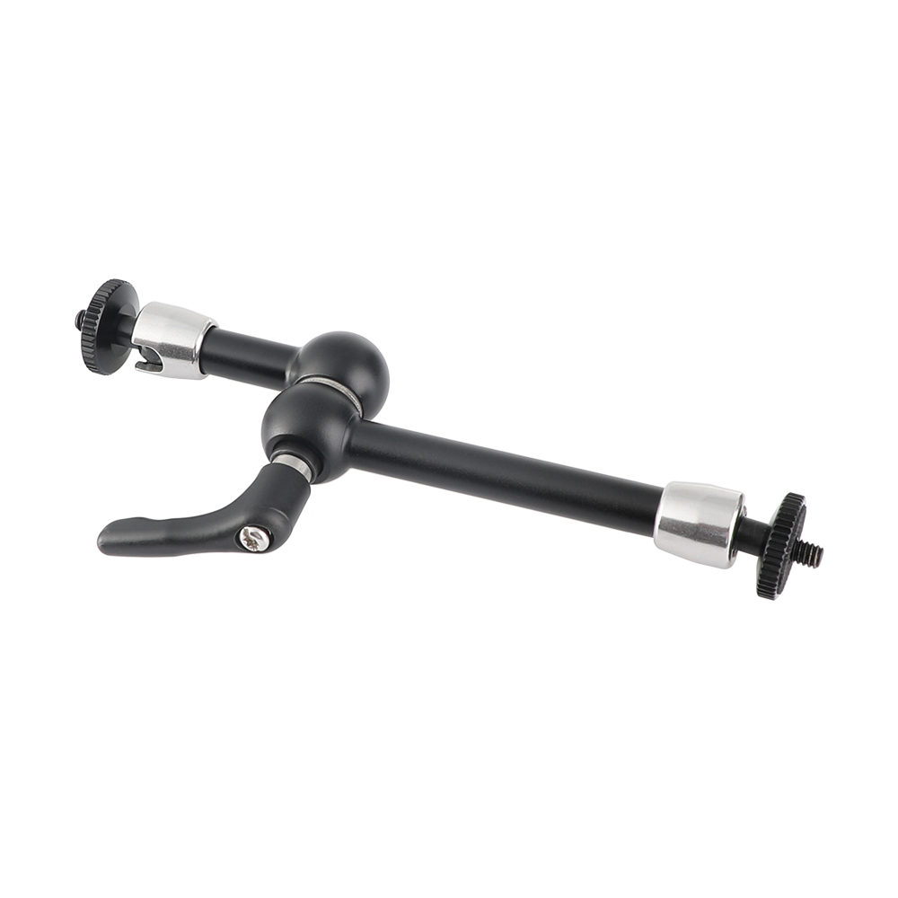 CAMVATE Upgraded 8" Articulating Magic Arm With Double-end 1/4" Ball Head Adapter & Strengthened Central Lock Knob