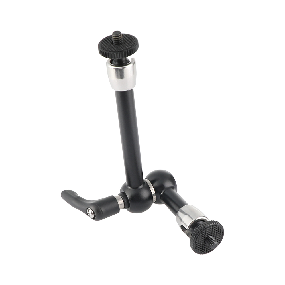CAMVATE Upgraded 8" Articulating Magic Arm With Double-end 1/4" Ball Head Adapter & Strengthened Central Lock Knob