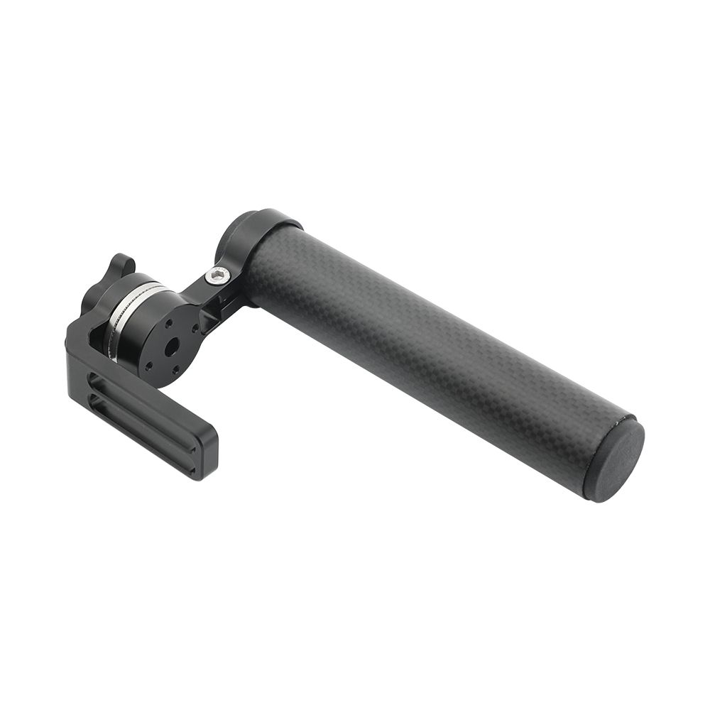 CAMVATE Top Handle Grip (Carbon Fiber Construction) With Adjustable ARRI Rosette Mount Handle Seat For DSLR Camera Cage Kit