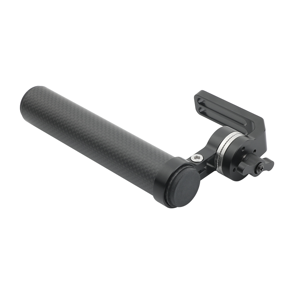 CAMVATE Top Handle Grip (Carbon Fiber Construction) With Adjustable ARRI Rosette Mount Handle Seat For DSLR Camera Cage Kit