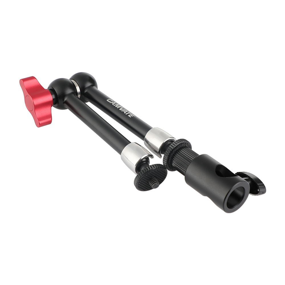 CAMVATE Upgraded 11" Magic Articulating Arm With 1/4'' Male Threads & Light Stand Head Adapter