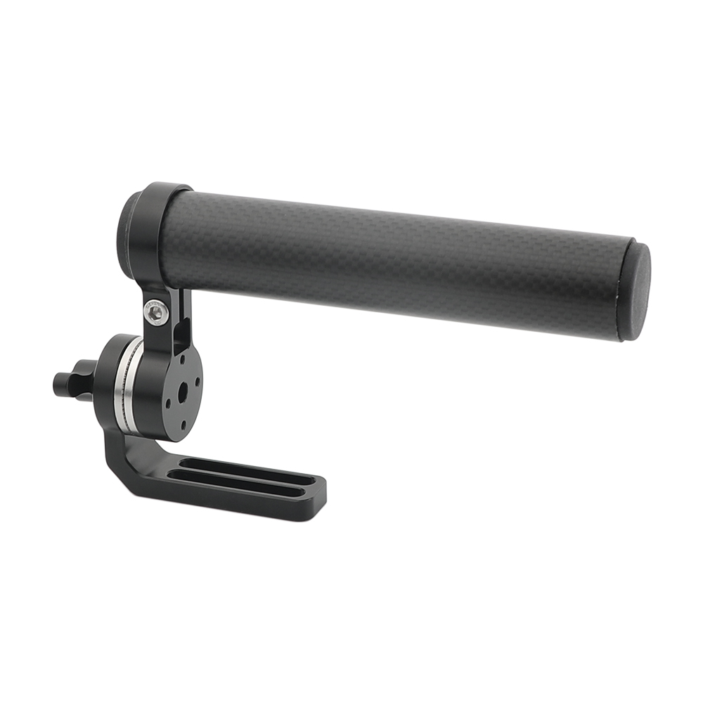 CAMVATE Top Handle Grip (Carbon Fiber Construction) With Adjustable ARRI Rosette Mount Handle Seat For DSLR Camera Cage Kit