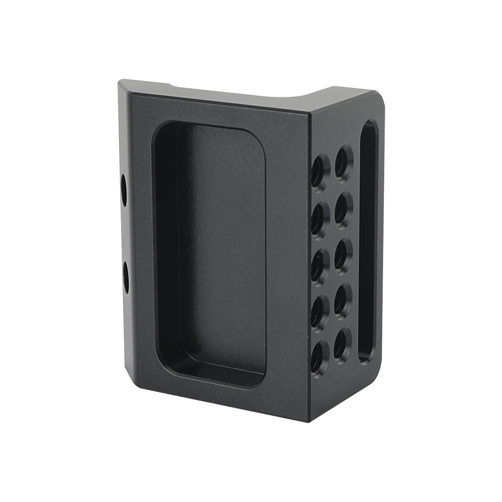 CAMVATE Right-angle Connecting Plate Extension Gadget With 1/4" Mounting Points & Groove For DSLR Camera Shoulder Mount Pad