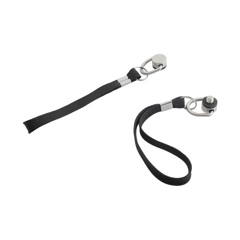 CAMVATE 1/4" Mounting Screw Stainless Steel Made With Anti-lost Hand Strap Loop For Quick Release Plate (2 Pieces)