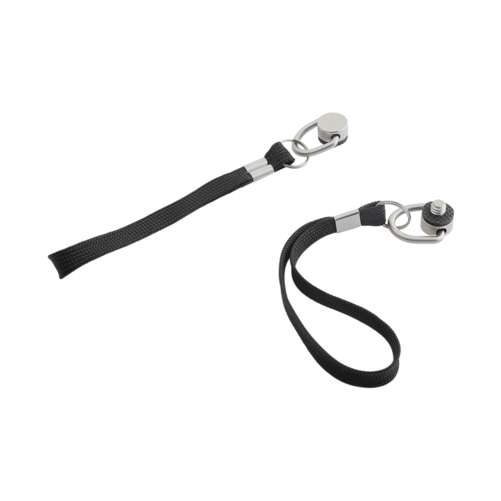 CAMVATE 1/4" Mounting Screw Stainless Steel Made With Anti-lost Hand Strap Loop For Quick Release Plate (2 Pieces)