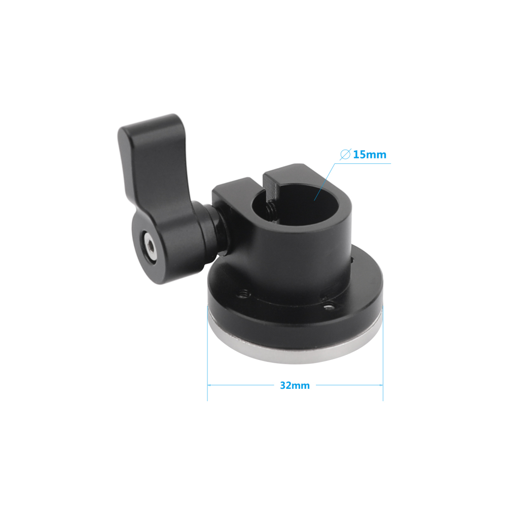 CAMVATE Standard ARRI Rosette M6 Thread Mount With 15mm Single Rod Holder