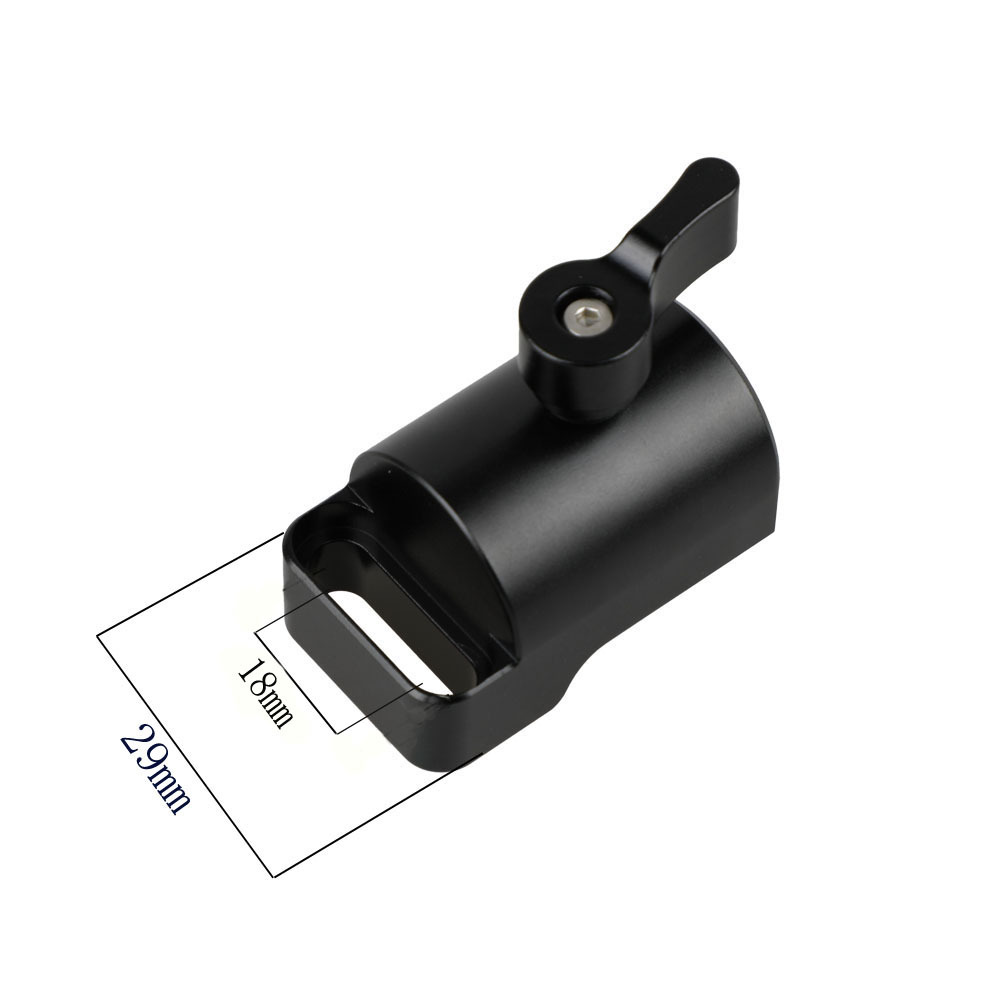 CAMVATE 16mm Light Pole Adapter Connector For Camera Monitor Cage