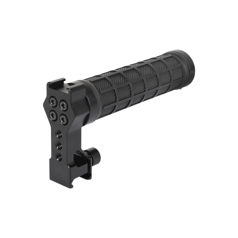 CAMVATE Quick Release NATO Top Handle Grip (Rubber-covered) With 70mm NATO Safety Rail For DSLR Camera Cage Rig