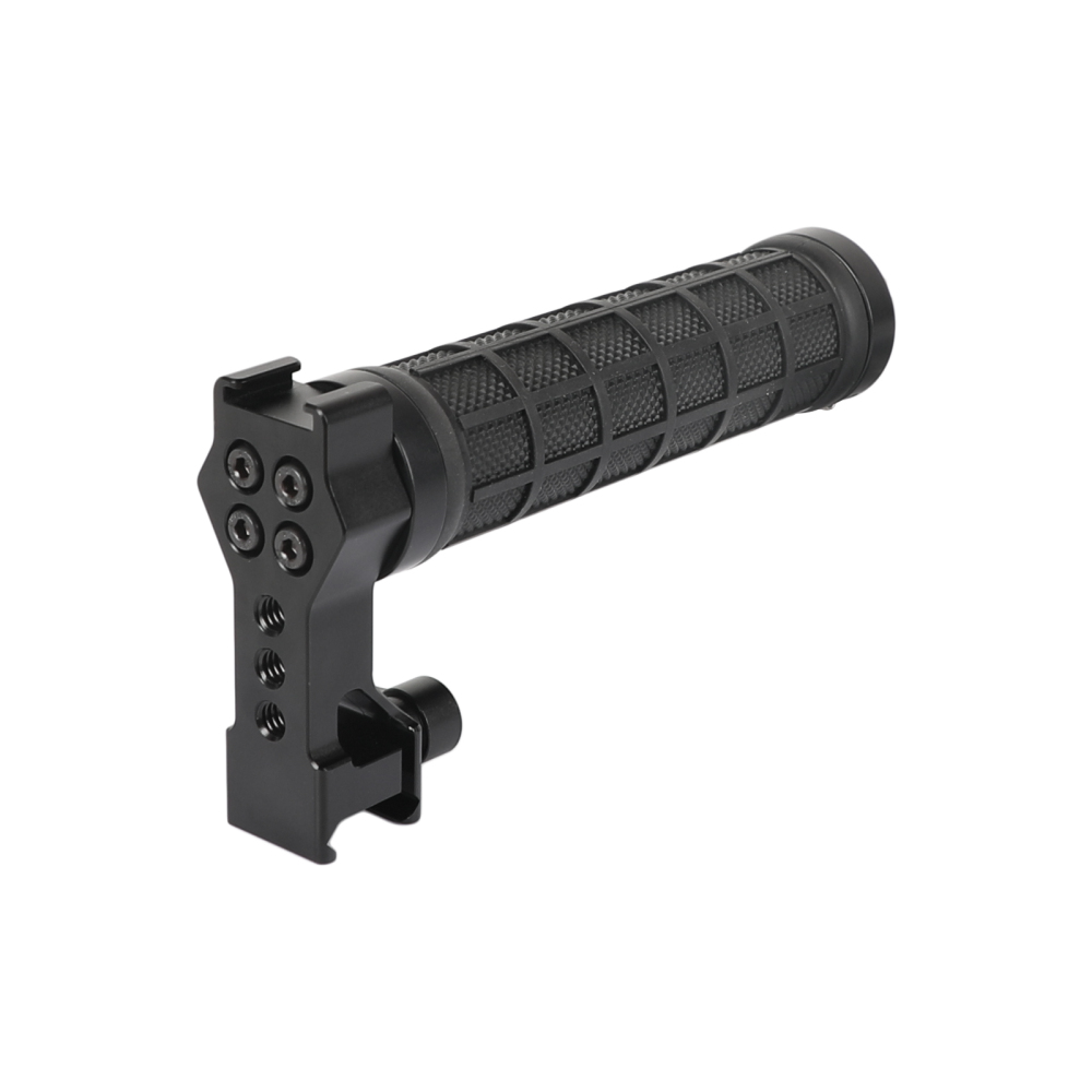 CAMVATE Quick Release NATO Top Handle Grip (Rubber-covered) With 70mm NATO Safety Rail For DSLR Camera Cage Rig