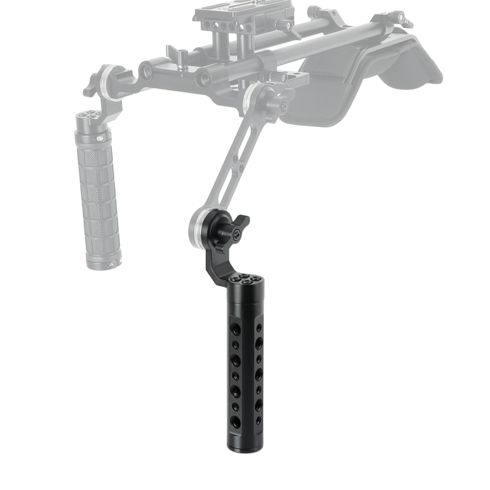 CAMVATE Aluminum Cheese Handle Grip With ARRI Rosette Mount M6 Thumbscrew Lock Knob