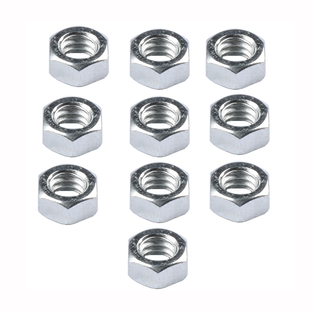 CAMVATE Hexagonal Lock Nuts Screw Adapter With 1/4" Female Thread For Connecting Screwed Rod Bars (10 PCS)