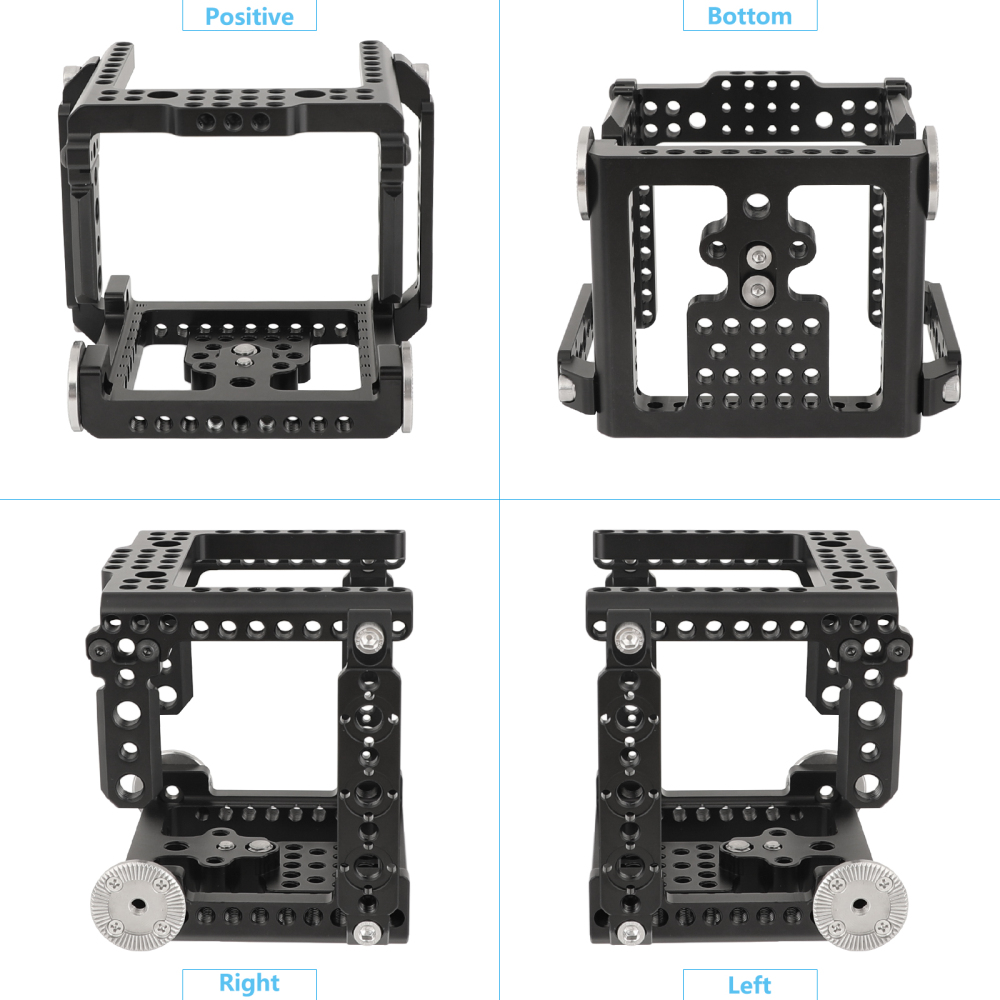 CAMVATE Exclusive Cage Kit With ARRI Rosette Mounts And NATO Rails For RED Komodo 6K Cinema Camera