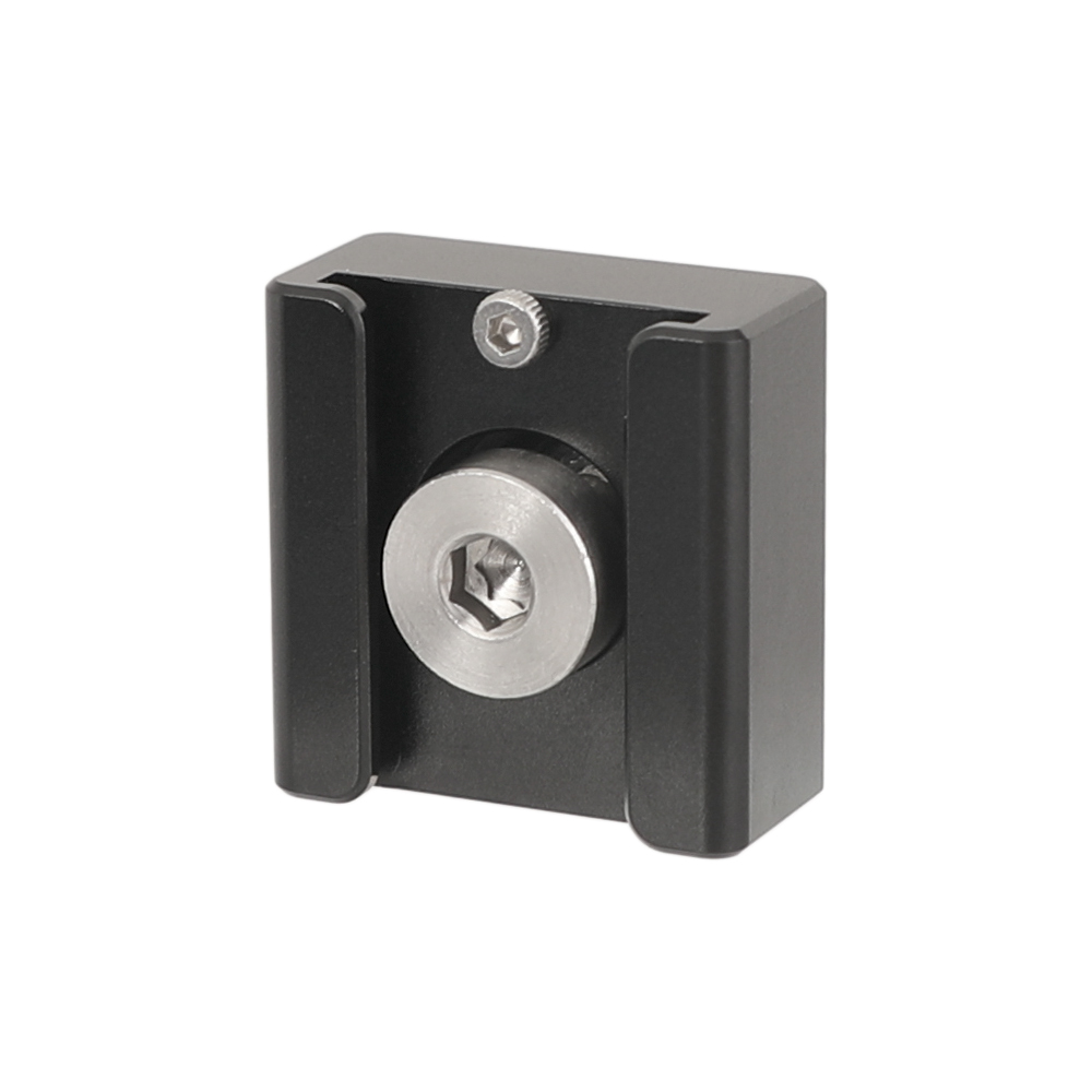 CAMVATE 3/8"-16 Cold Shoe Mount Adapter With ARRI Locating Pins For ARRI Standard Mounting Points