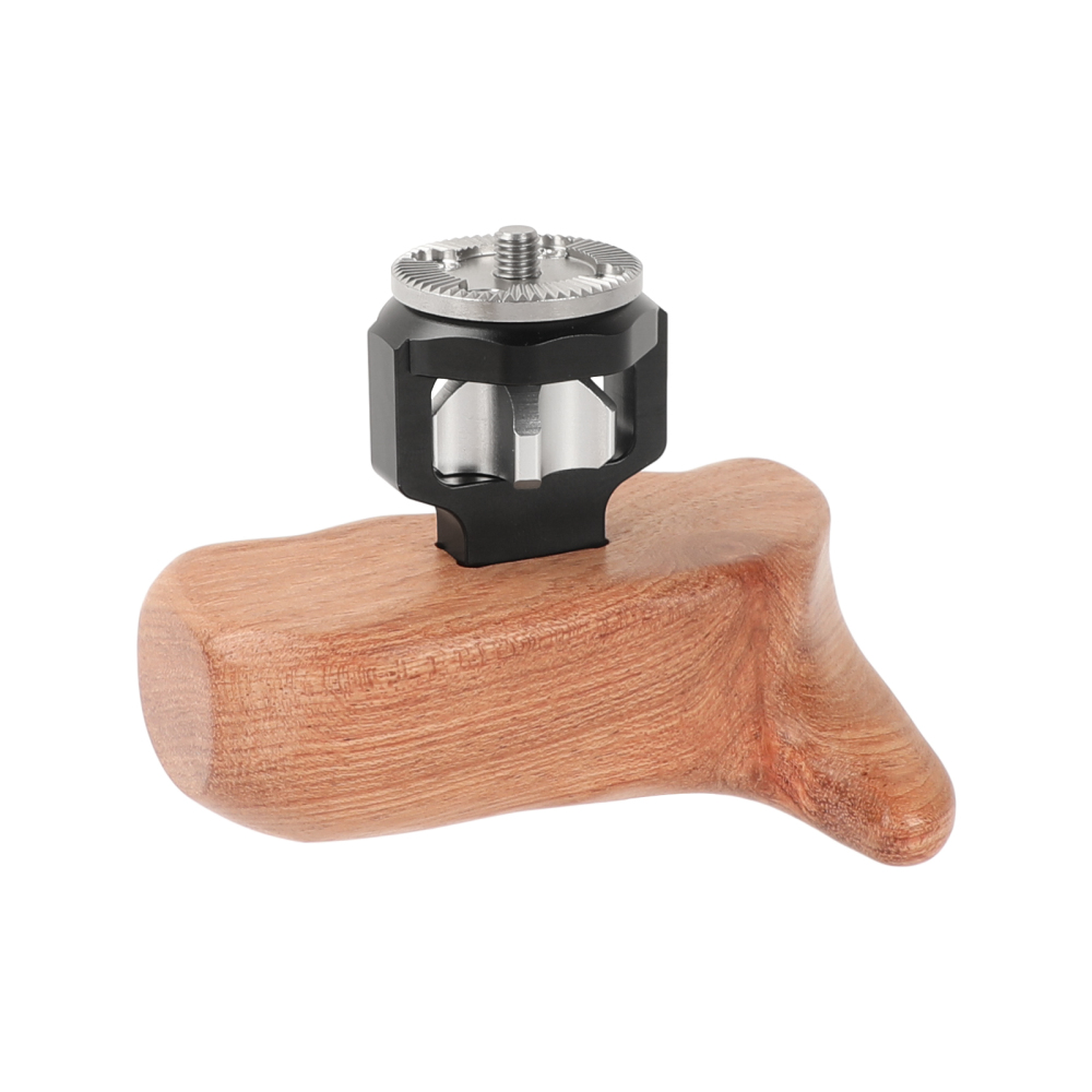 CAMVATE Wooden Hand Grip With M6 ARRI Rosette Mount (Right)
