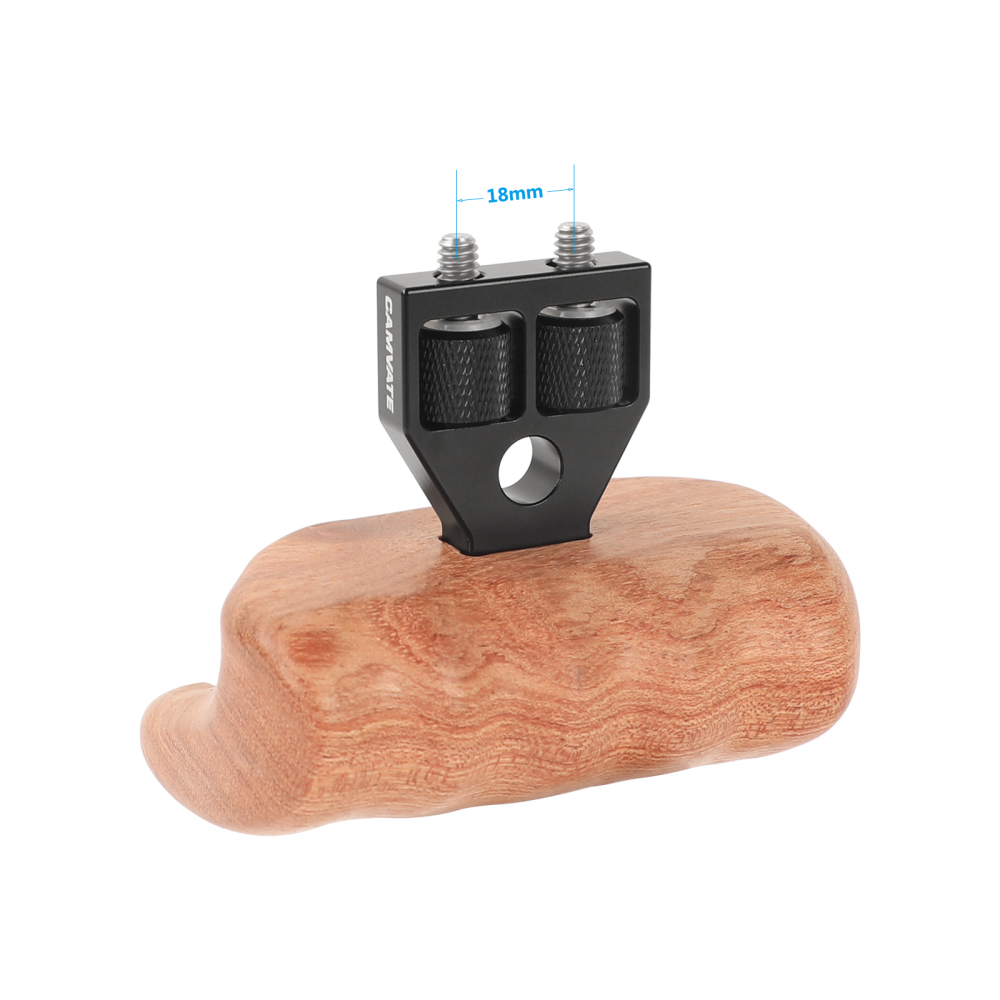 CAMVATE Wooden Handgrip Right Side For DSLR Camera Cage (Brazilian Wood)