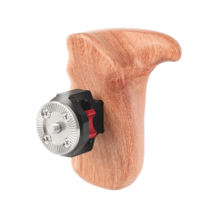 CAMVATE Wooden Handle Grip (right) with ARRI Rosette Mount
