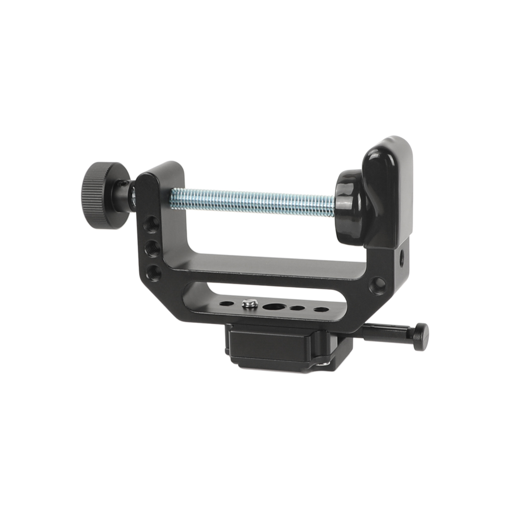 CAMVATE Extended Super C Clamp With V Lock Female Quick Release Adapter For DSLR Camera’s Power Supply