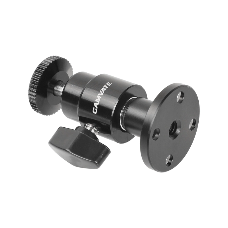 CAMVATE 1/4"-20 Mini Ball Head Wall Ceiling Mount for Monitor CCTV DVR Home Installation Surveillance System