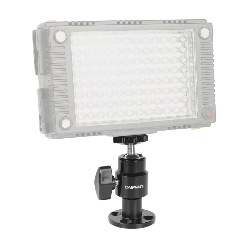 CAMVATE 1/4"-20 Mini Ball Head Wall Ceiling Mount for Monitor CCTV DVR Home Installation Surveillance System