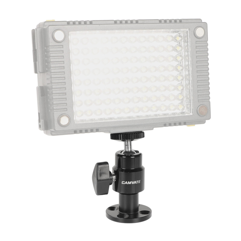 CAMVATE 1/4"-20 Mini Ball Head Wall Ceiling Mount for Monitor CCTV DVR Home Installation Surveillance System
