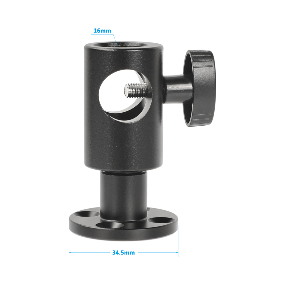 CAMVATE Light Stand Head With Circular Wall Mount Base