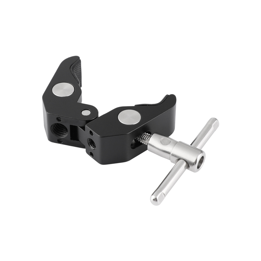 CAMVATE Super Clamp Crab Pliers Clip With 1/4" & 3/8" Threads & Locating Holes For DSLR Camera Accessory