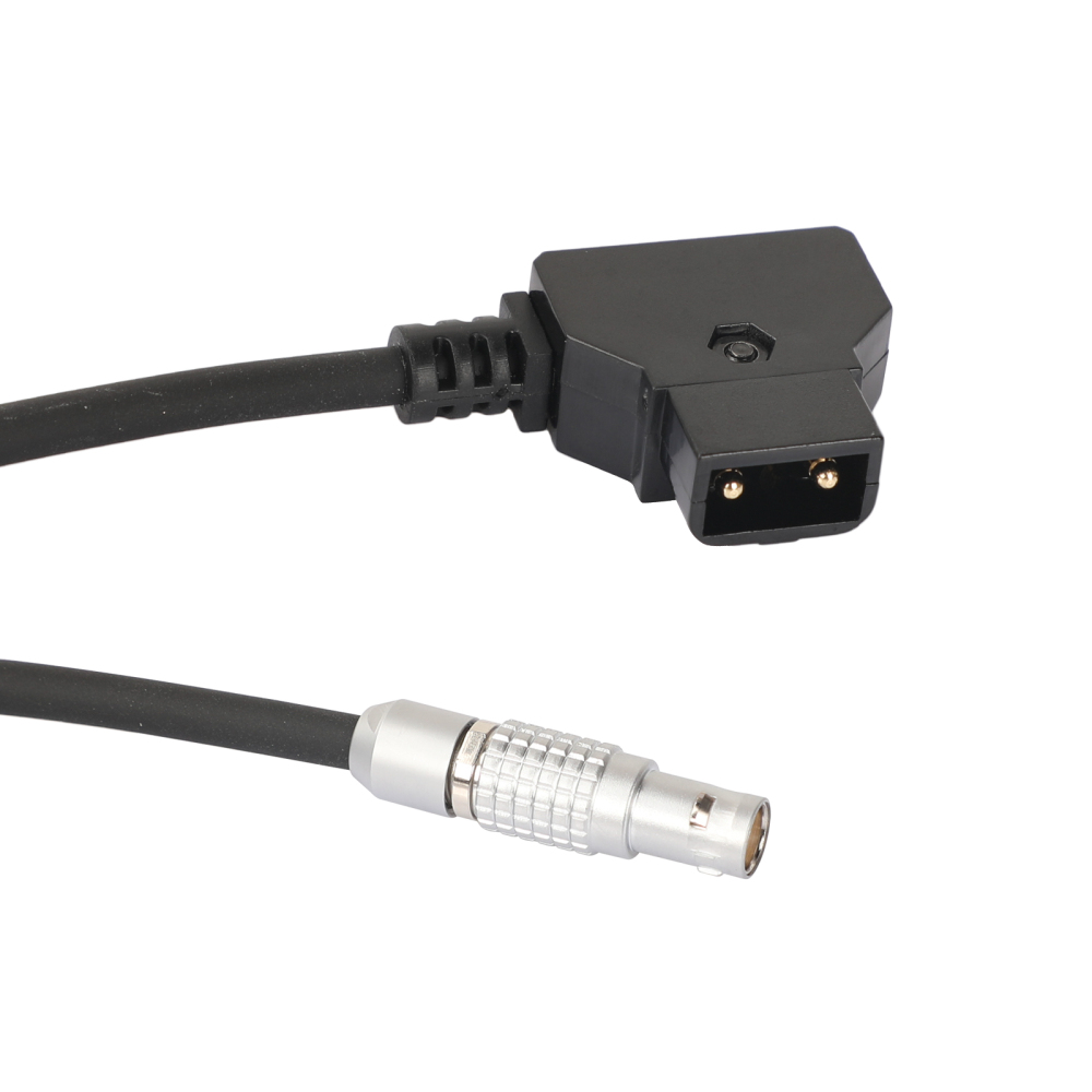 CAMVATE Straight 2 Pin Female To D-tap Male Power Cable For RED Komodo 6K Cinema Camera (3.15 Inches Long)