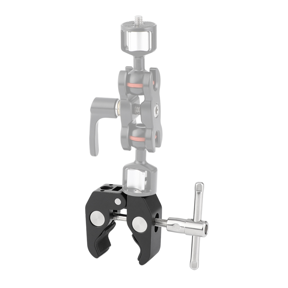 CAMVATE Super Clamp Crab Pliers Clip With 1/4" & 3/8" Threads & Locating Holes For DSLR Camera Accessory