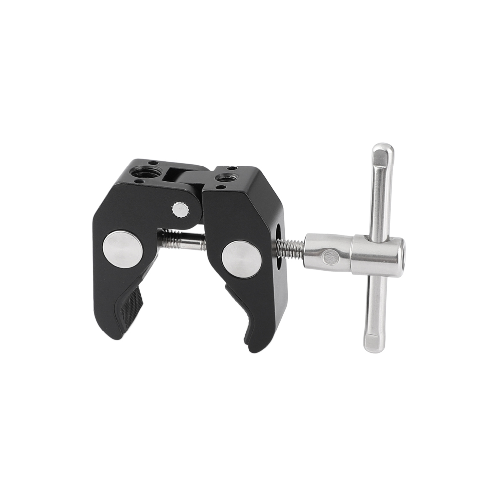 CAMVATE Super Clamp Crab Pliers Clip With 1/4" & 3/8" Threads & Locating Holes For DSLR Camera Accessory