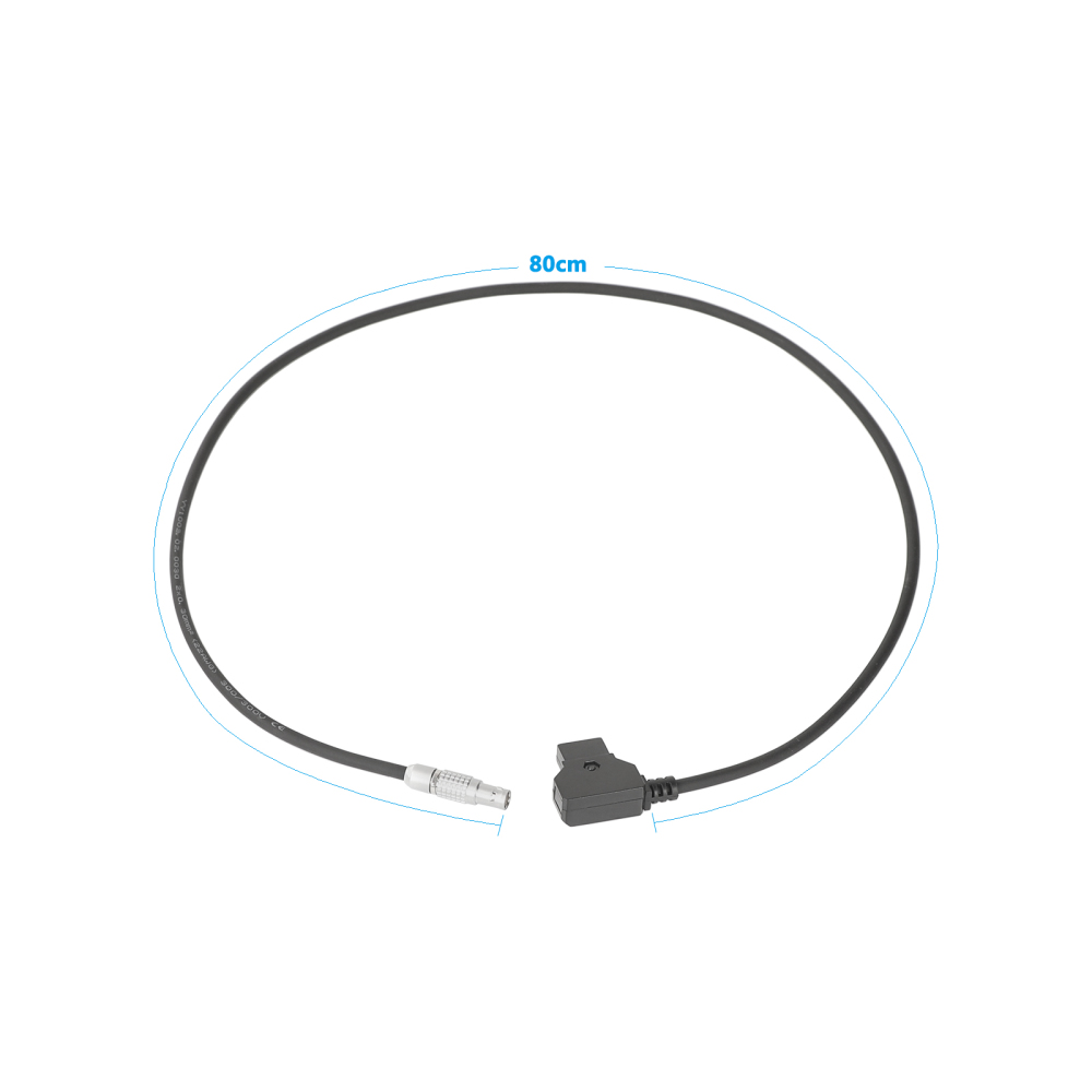 CAMVATE Straight 2 Pin Female To D-tap Male Power Cable For RED Komodo 6K Cinema Camera (3.15 Inches Long)
