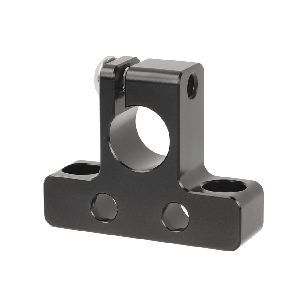 CAMVATE Simple 15mm Single Rod Clamp With 1/4"-20 Unthreaded Mounting Points