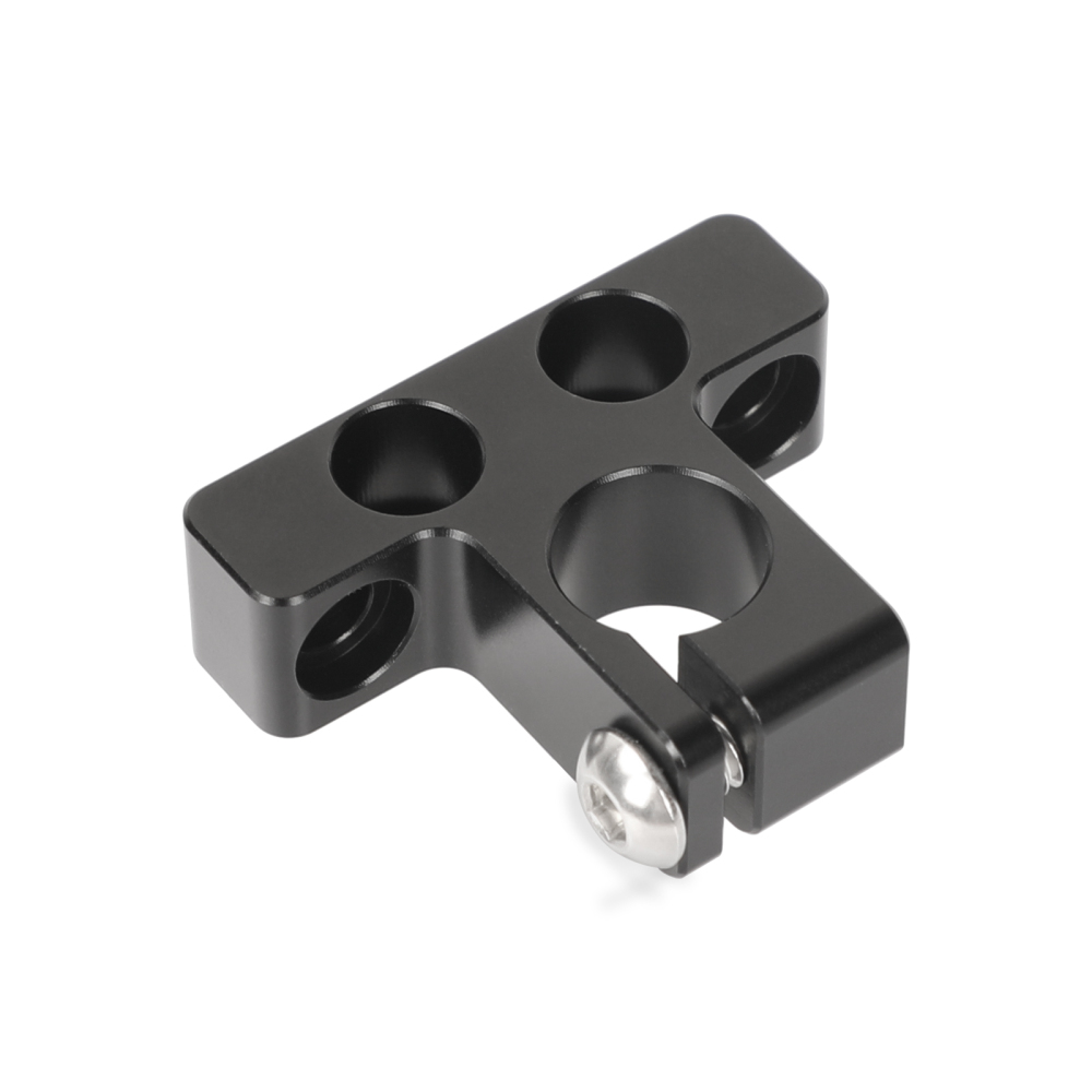 CAMVATE Simple 15mm Single Rod Clamp With 1/4"-20 Unthreaded Mounting Points