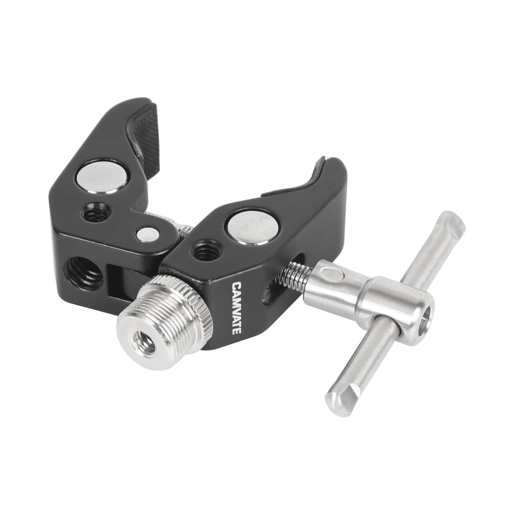 CAMVATE Crab clamp with 5/8"-27 thread for microphones