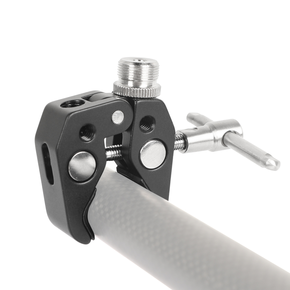 CAMVATE Crab clamp with 5/8"-27 thread for microphones