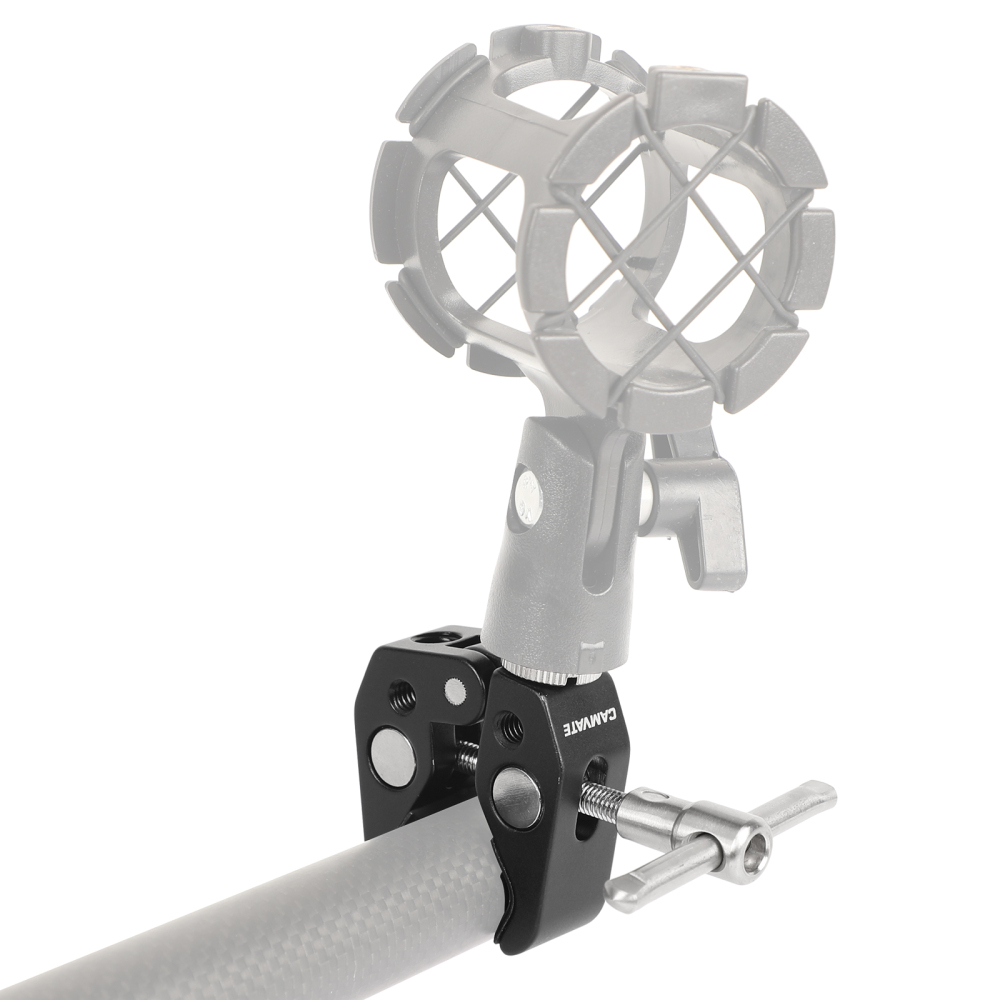 CAMVATE Crab clamp with 5/8"-27 thread for microphones