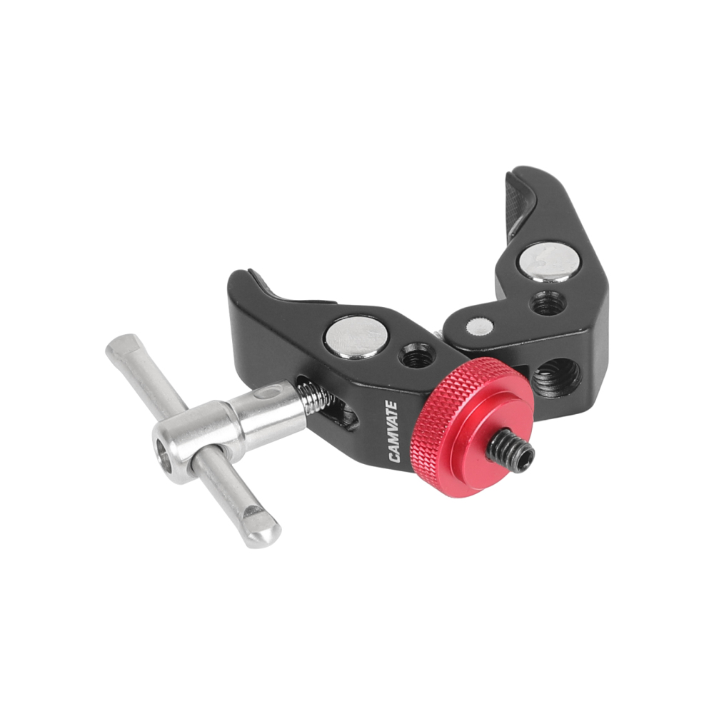 CAMVATE Super Clamp with 1/4"-20 to 1/4"-20 Screw Converter